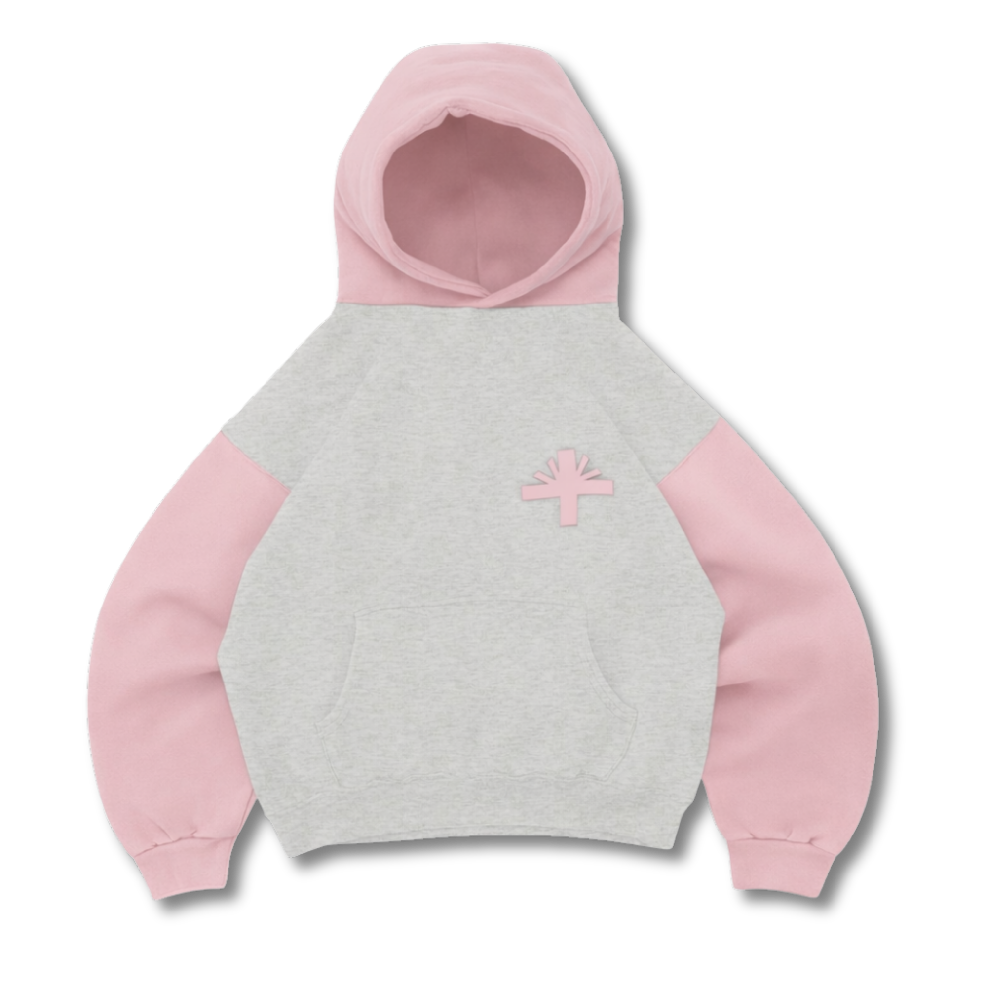2-Tone Pink Hoodie