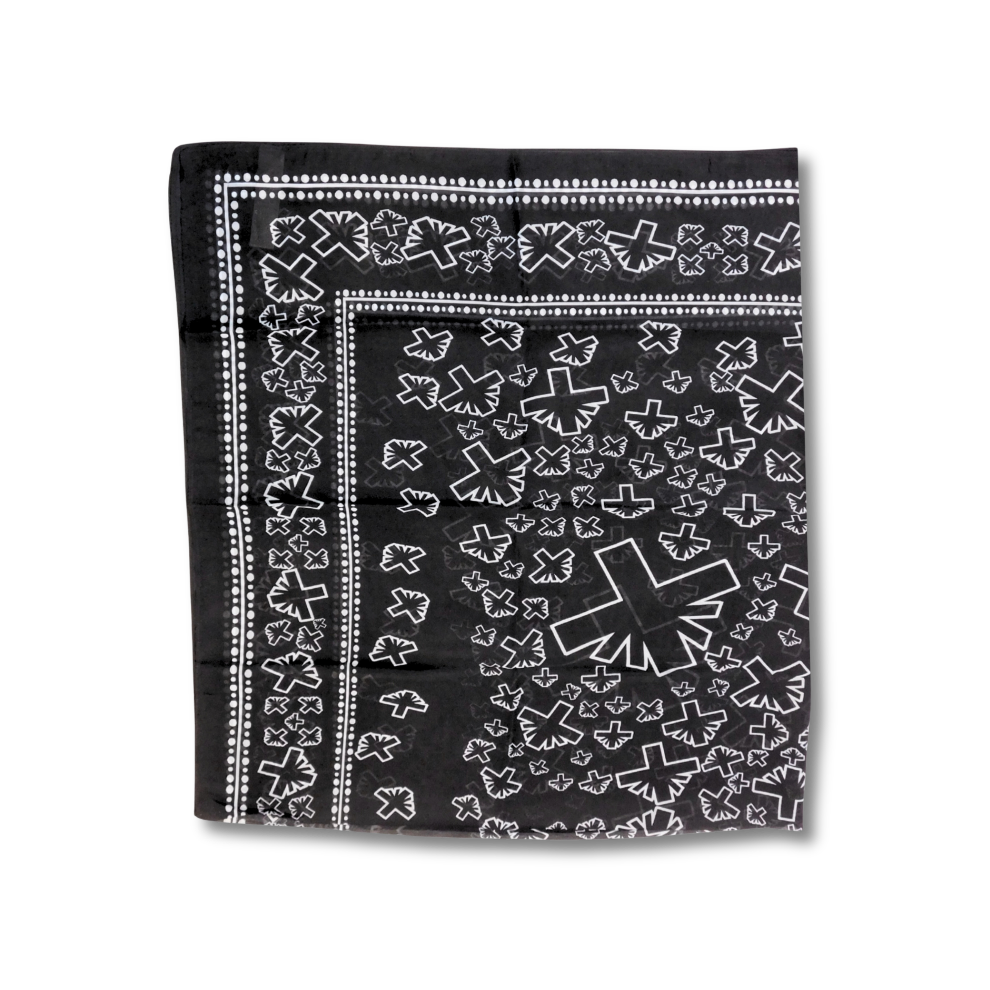 Black Chiffon Scarf