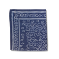 Navy Chiffon Scarf