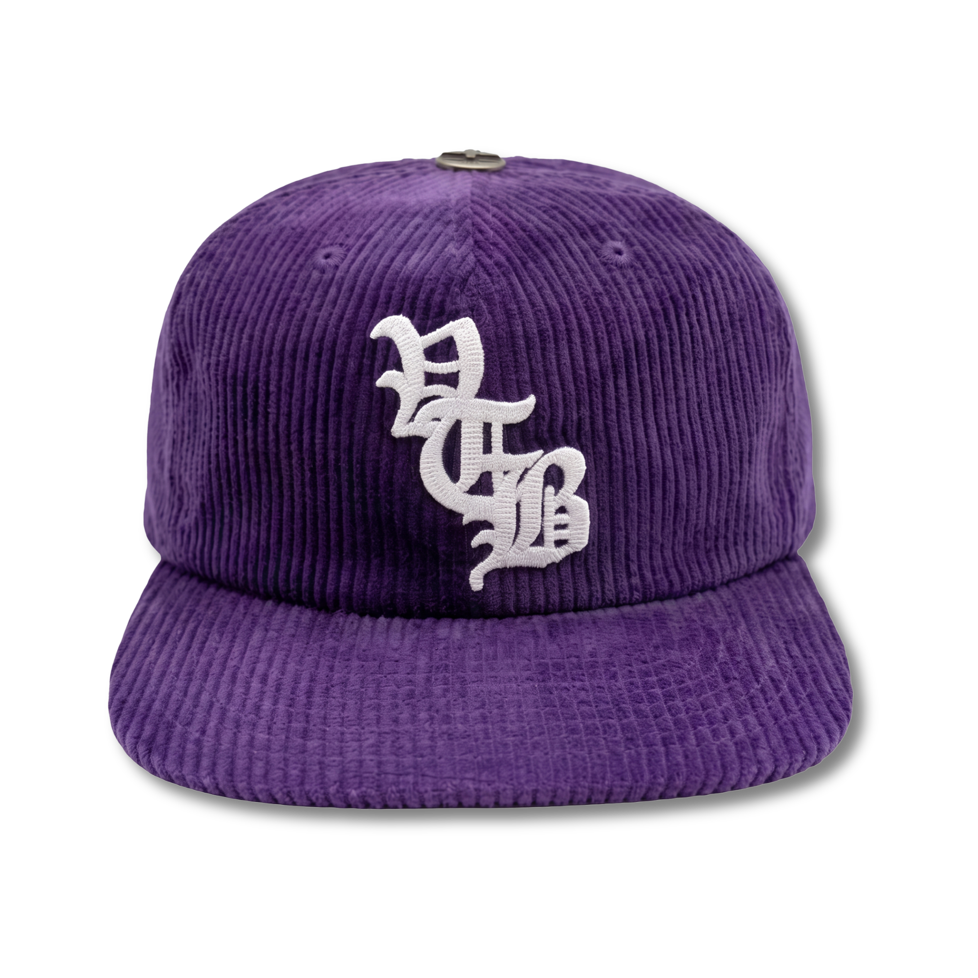 Purple Corduroy Snapback