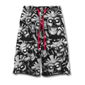 Grey Skull Shorts